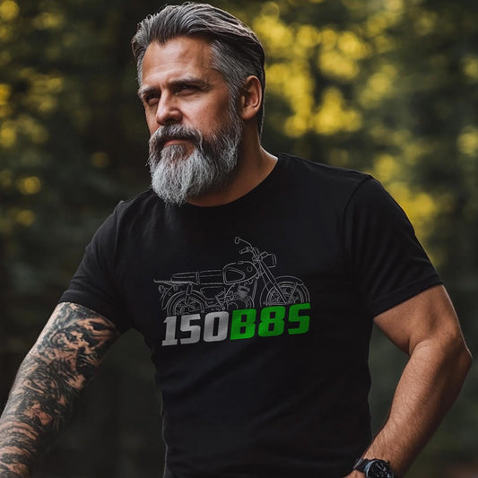 Kawasaki B8S 150 Inspired T-Shirt - Motorcycle Tee Shirt for Riders