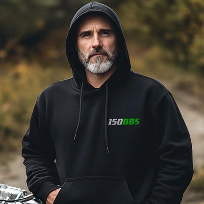 Kawasaki B8S 150 Inspired Hoodie - Motorcycle Sweatshirt for Riders