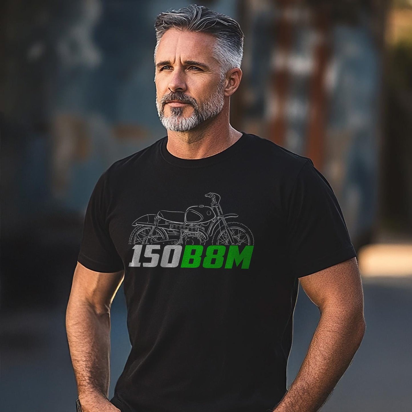 Kawasaki B8M 150 1962 - 1965 Inspired T-Shirt - Motorcycle Tee Shirt for Riders