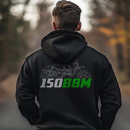 Kawasaki B8M 150 1962 - 1965 Inspired Hoodie - Motorcycle Sweatshirt for Riders