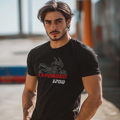 Aprilia Caponord 1200 Inspired T-Shirt - Motorcycle Tee Shirt for Riders
