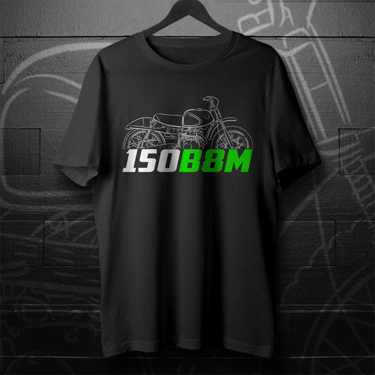 Kawasaki B8M 150 1962 - 1965 Inspired T-Shirt - Motorcycle Tee Shirt for Riders