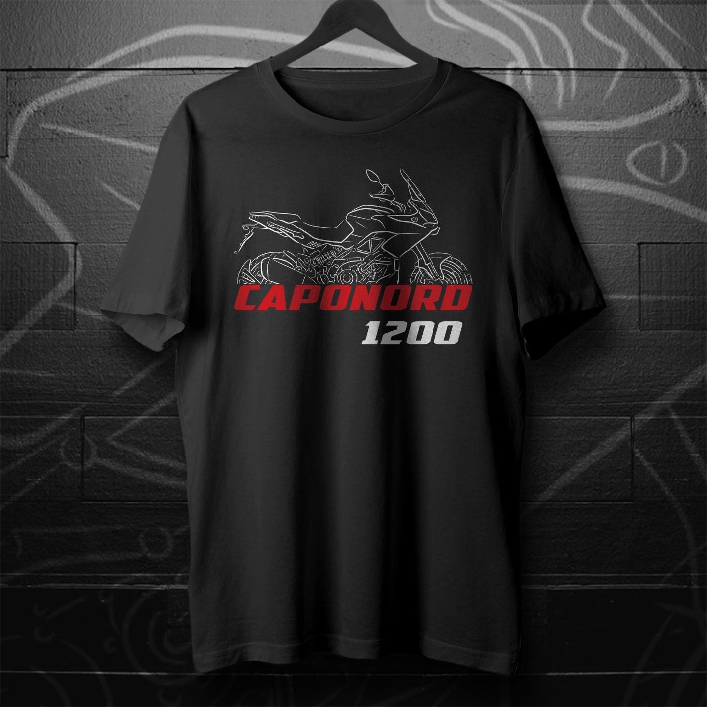 Aprilia Caponord 1200 Inspired T-Shirt - Motorcycle Tee Shirt for Riders