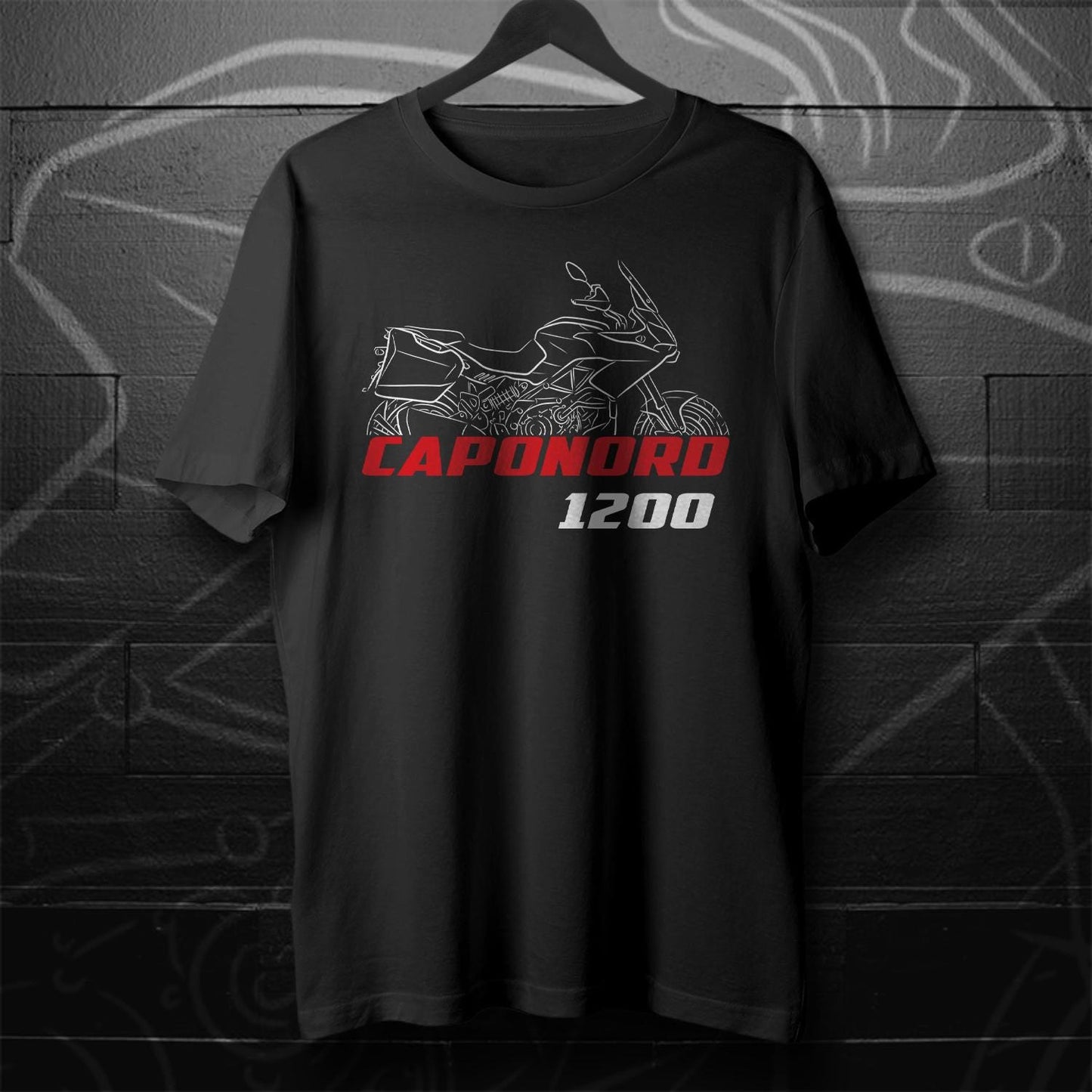 Aprilia Caponord 1200 Inspired T-Shirt - Motorcycle Tee Shirt for Riders
