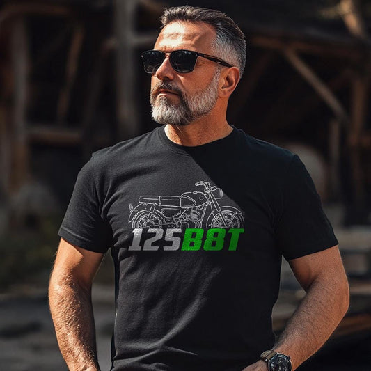 Kawasaki B8T 125 1965 Inspired T-Shirt - Motorcycle Tee Shirt for Riders
