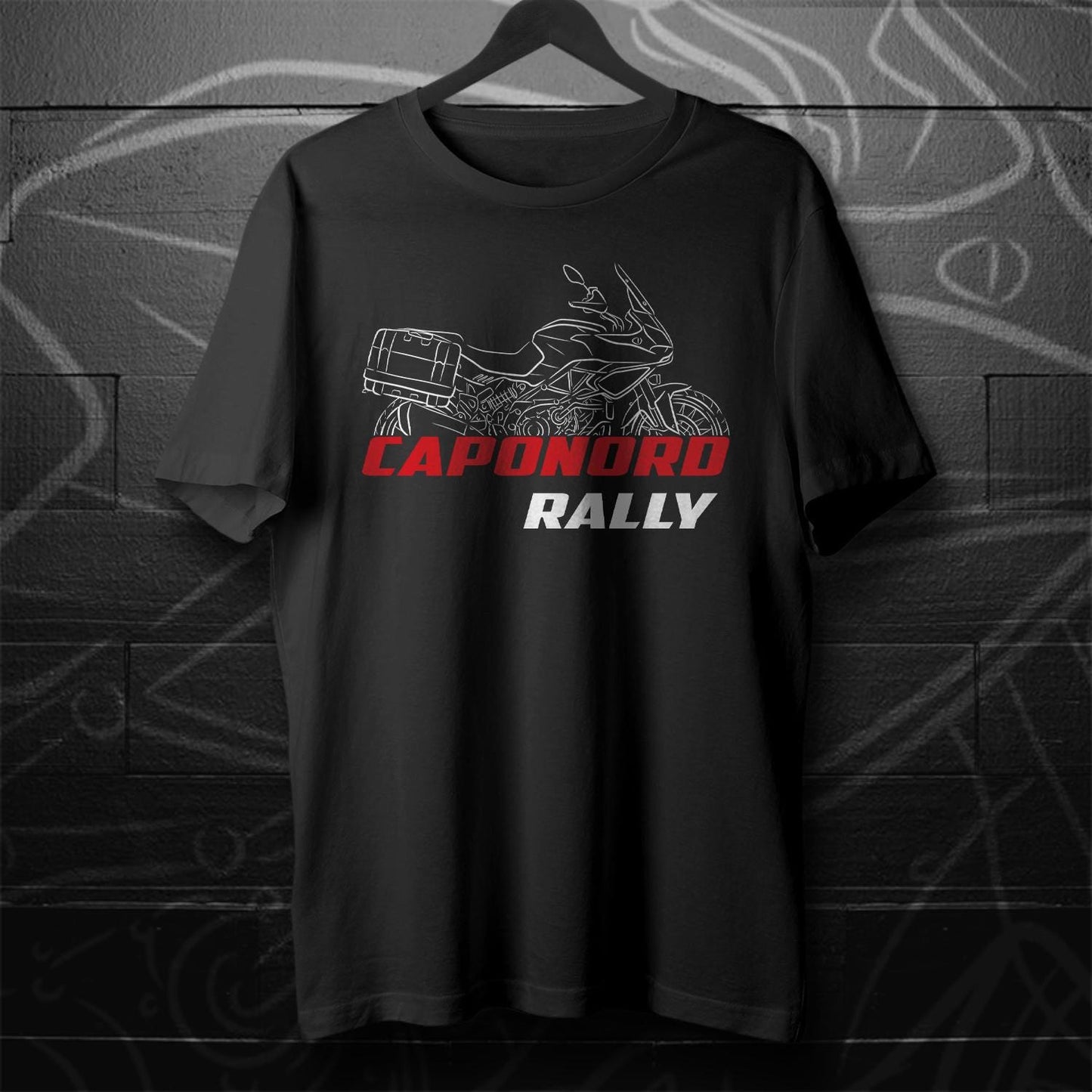 Aprilia Caponord 1200 Inspired T-Shirt - Motorcycle Tee Shirt for Riders