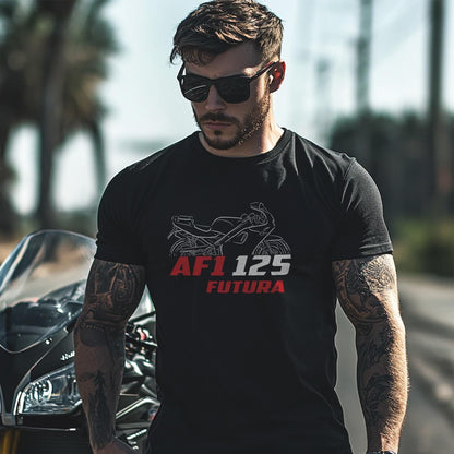 Aprilia AF1 125 Futura | Replica | Sintesi & Sport Pro Inspired T-Shirt - Motorcycle Tee Shirt for Riders