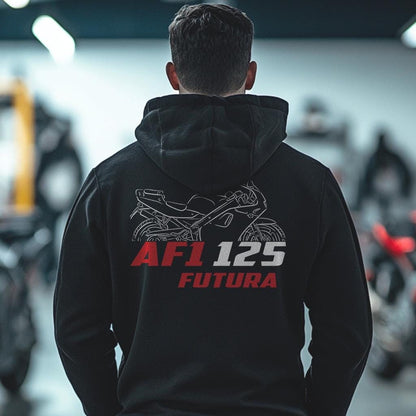 Aprilia AF1 125 Futura | Replica | Sintesi & Sport Pro Inspired Hoodie - Motorcycle Sweatshirt for Riders