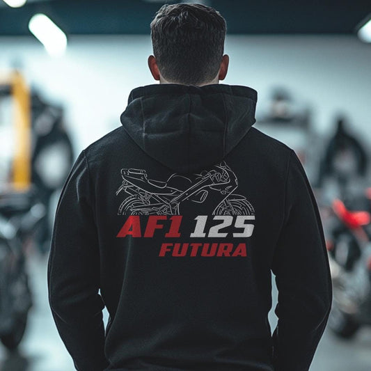 Aprilia AF1 125 Futura | Replica | Sintesi & Sport Pro Inspired Hoodie - Motorcycle Sweatshirt for Riders