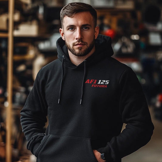 Aprilia AF1 125 Futura | Replica | Sintesi & Sport Pro Inspired Hoodie - Motorcycle Sweatshirt for Riders