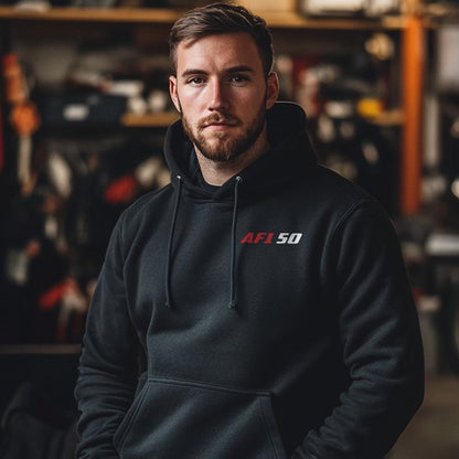Aprilia AF1 50 Inspired Hoodie - Motorcycle Sweatshirt for Riders