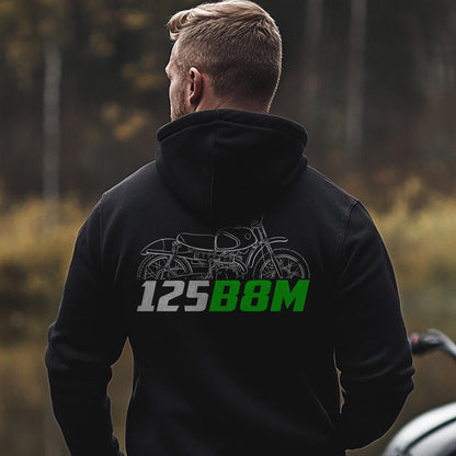 Kawasaki B8M 125 1962 - 1965 Inspired Hoodie - Motorcycle Sweatshirt for Riders