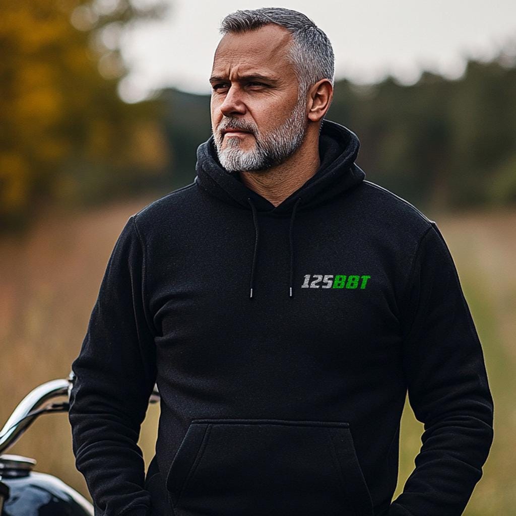 Kawasaki B8T 125 1965 Inspired Hoodie - Motorcycle Sweatshirt for Riders