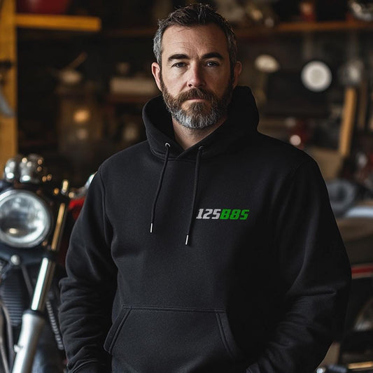 Kawasaki B8S 125 Inspired Hoodie - Motorcycle Sweatshirt for Riders