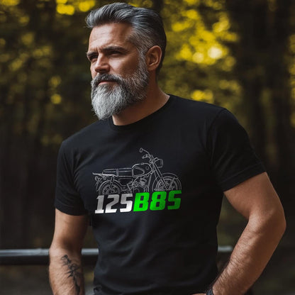 Kawasaki B8S 125 Inspired T-Shirt - Motorcycle Tee Shirt for Riders