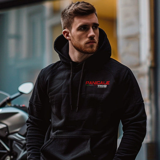Ducati Panigale 1199 Inspired Hoodie - Motorcycle Sweatshirt for Riders