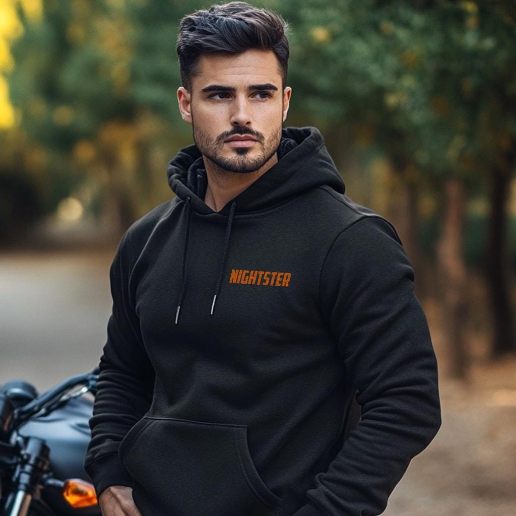 Harley-Davidson Nightster Inspired Hoodie - Biker Motorcycle Sweatshirt