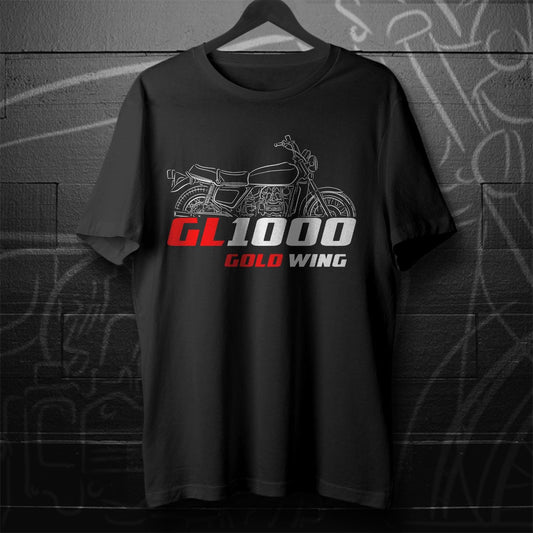 Honda GL 1000 Gold Wing Inspired T-Shirt - Motorcycle Tee Shirt for Riders