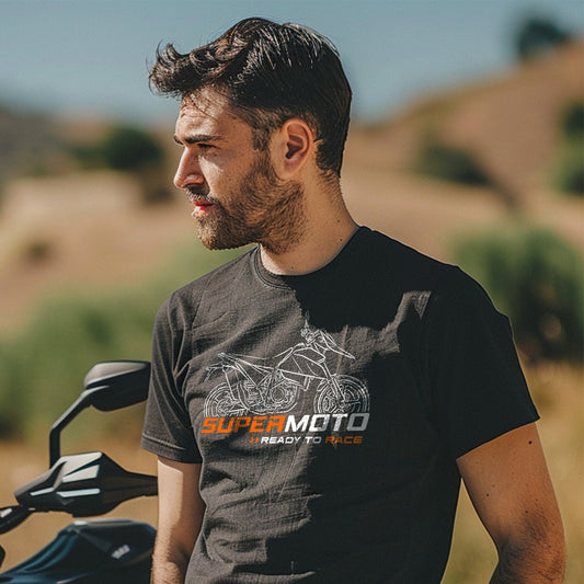 KTM 690 Supermoto T-Shirt - Motorcycle Tee Shirt for Riders