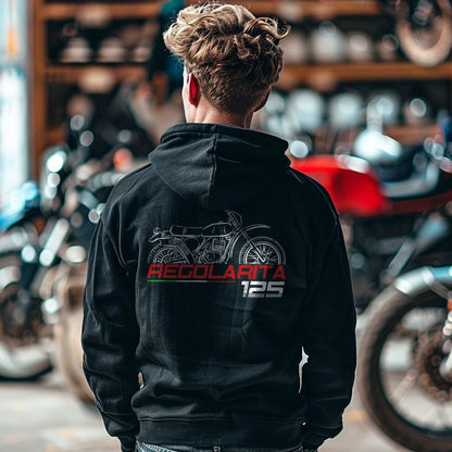 Ducati 125 Regolarita Hoodie - Motorcycle Sweatshirt for Riders