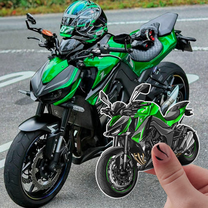 Kawasaki Z1000 2017-20 Stickers - Set of 3 Motorcycle Decals for Riders