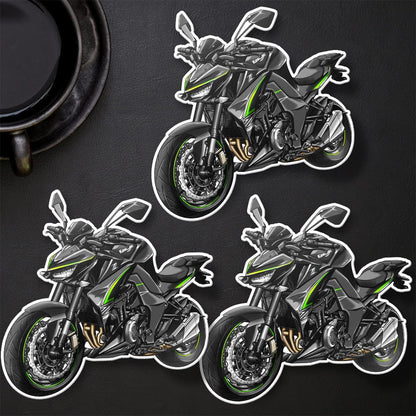 Kawasaki Z1000 2017-20 Stickers - Set of 3 Motorcycle Decals for Riders