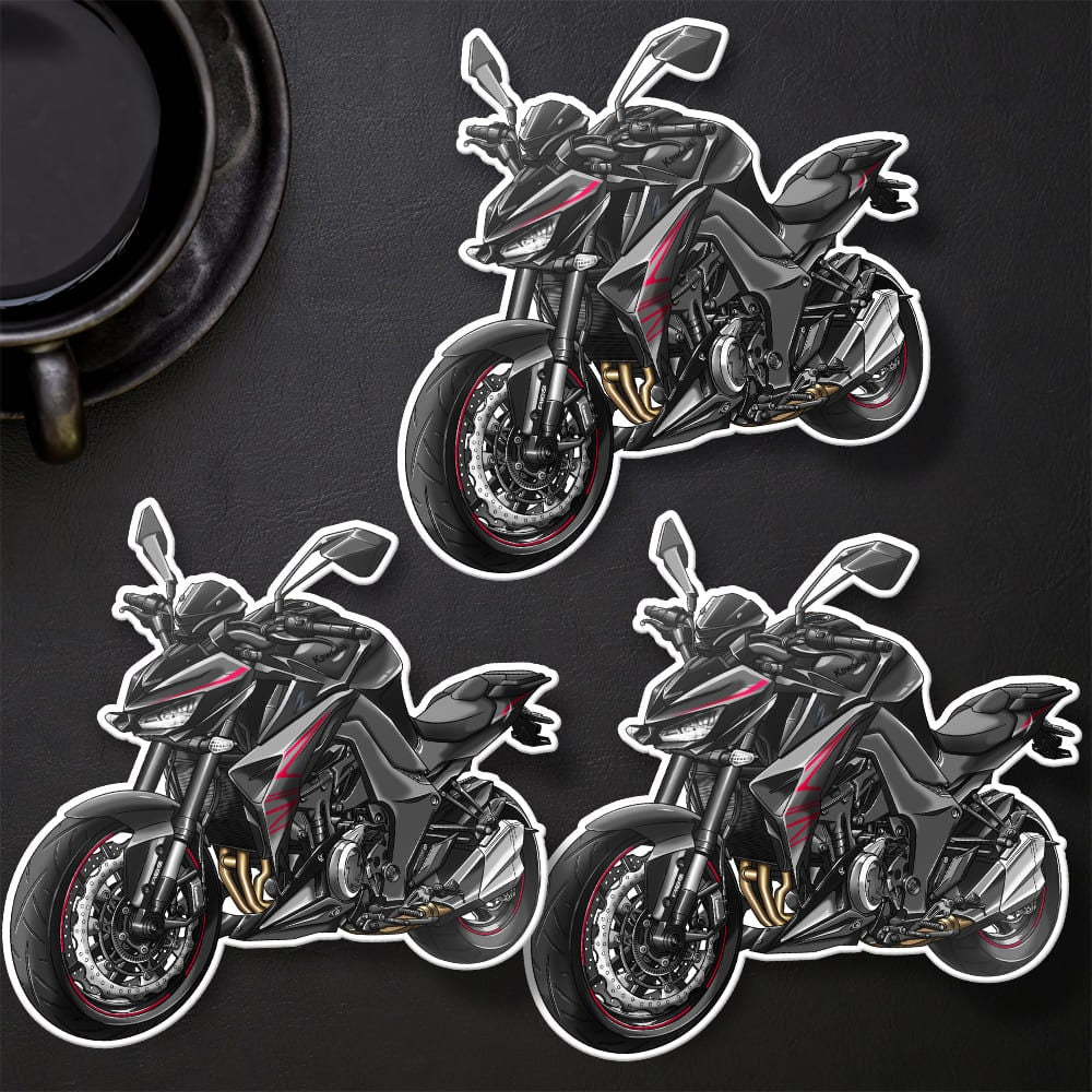 Kawasaki Z1000 2017-20 Stickers - Set of 3 Motorcycle Decals for Riders
