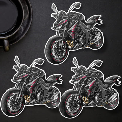 Kawasaki Z1000 2017-20 Stickers - Set of 3 Motorcycle Decals for Riders