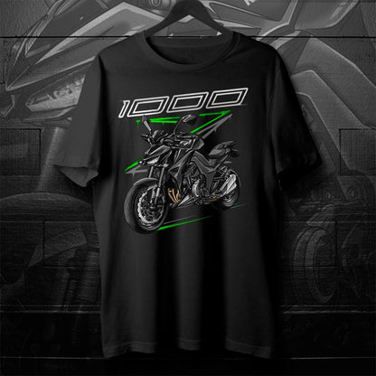 Kawasaki Z1000 2014-16 T-Shirt - Motorcycle Tee Shirt for Riders