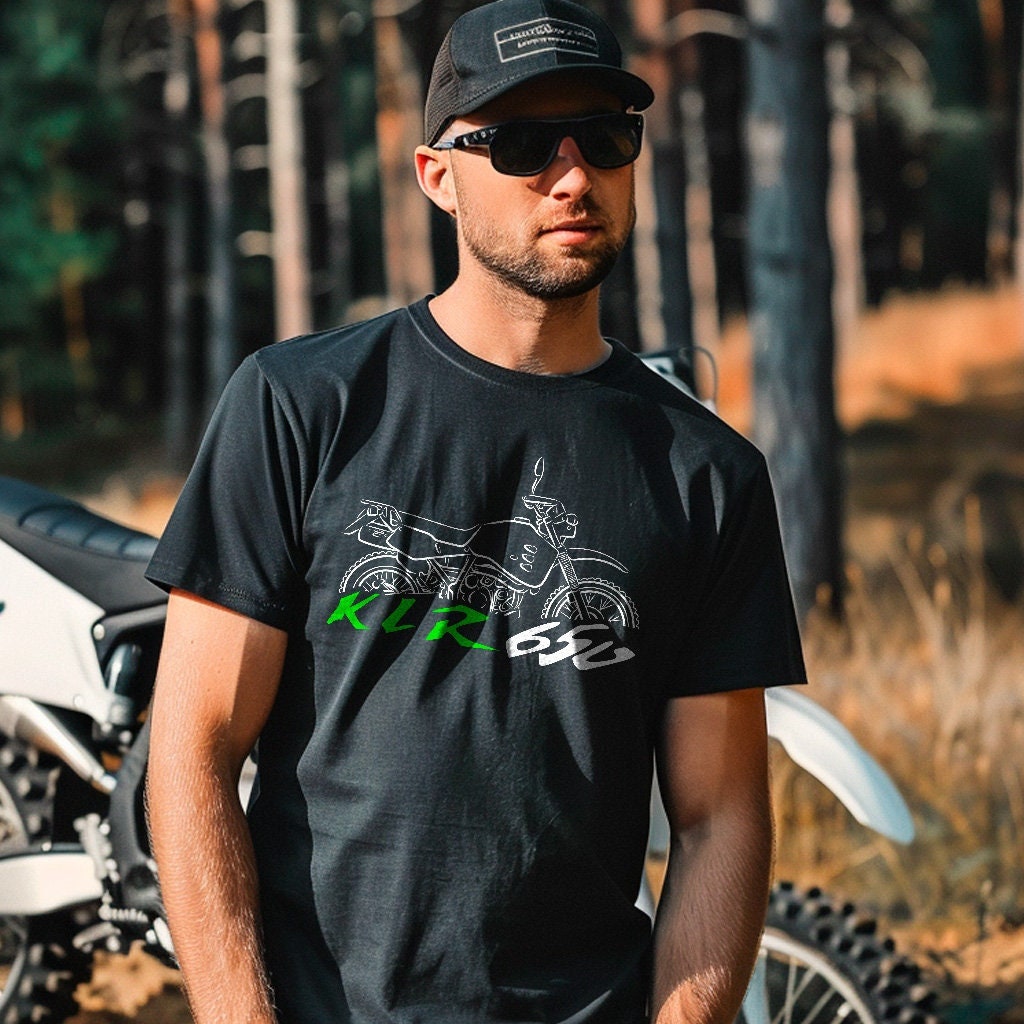 Kawasaki KLR650 T-Shirt - Motorcycle Tee Shirt for ADV Riders