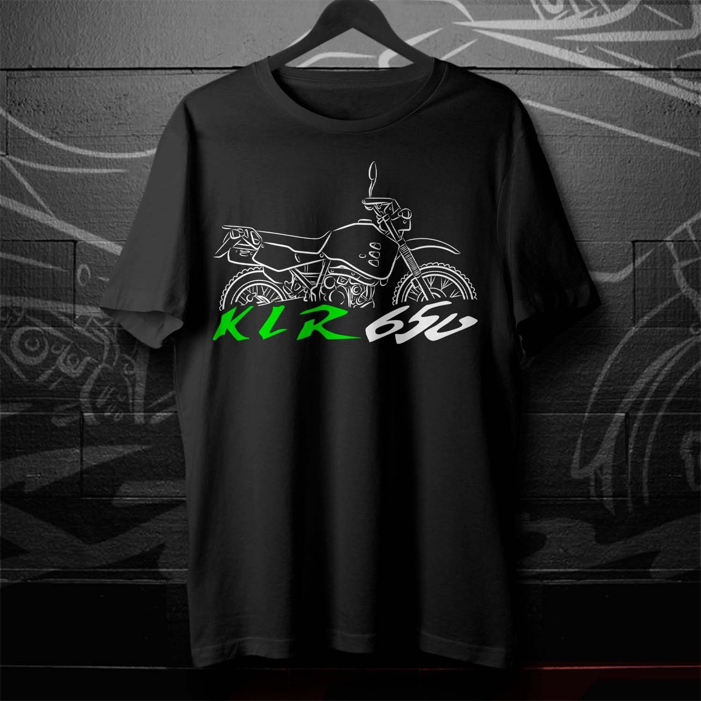 Kawasaki KLR650 T-Shirt - Motorcycle Tee Shirt for ADV Riders