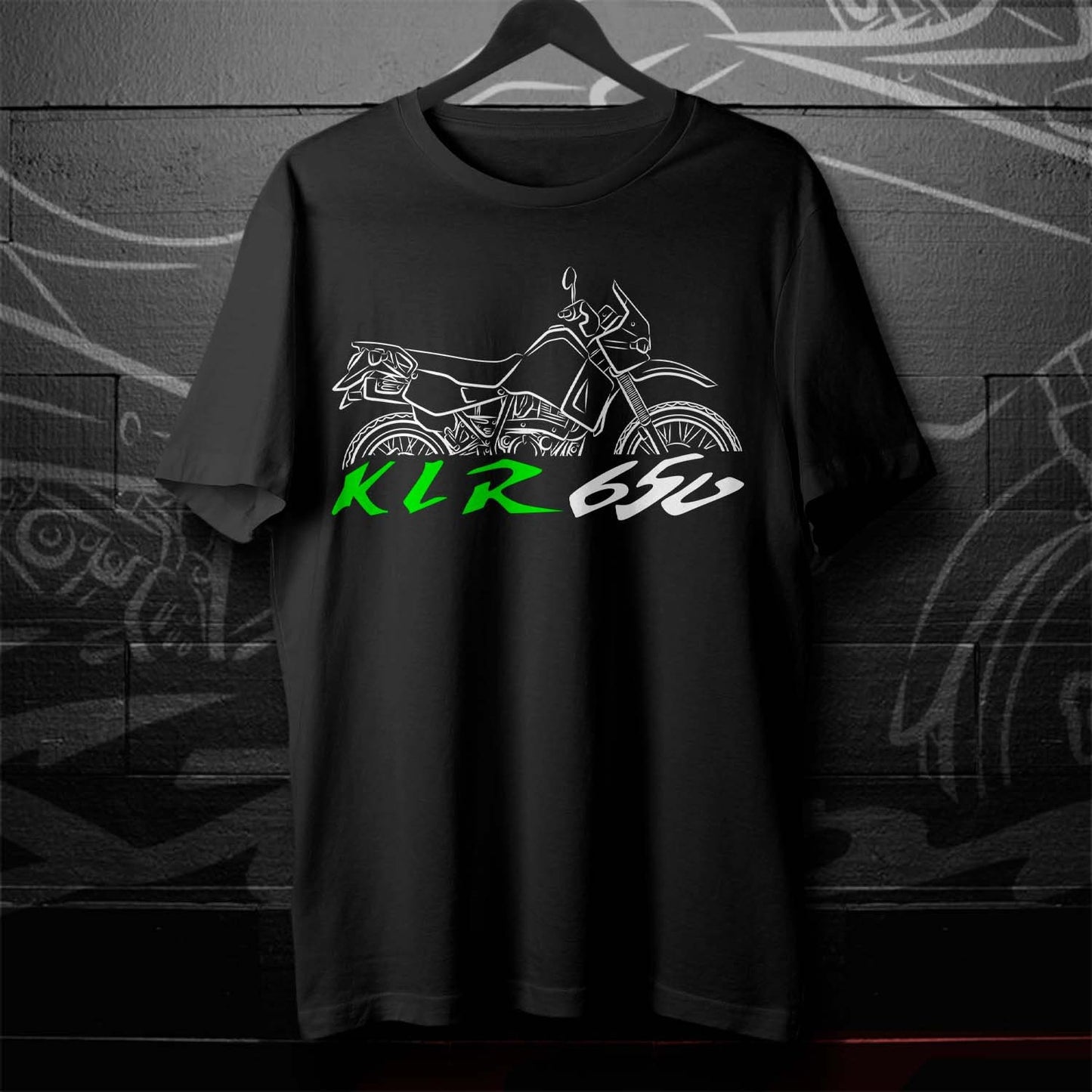 Kawasaki KLR650 T-Shirt - Motorcycle Tee Shirt for ADV Riders