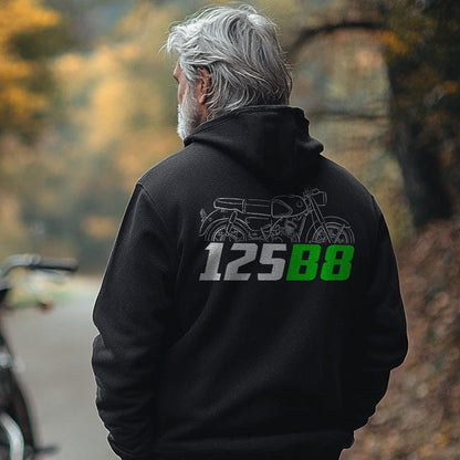 Kawasaki B8 125 1962 - 1965 Inspired Hoodie - Motorcycle Sweatshirt for Riders