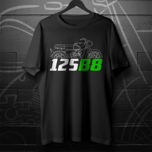 Kawasaki B8 125 1962 - 1965 Inspired T-Shirt - Motorcycle Tee Shirt for Riders