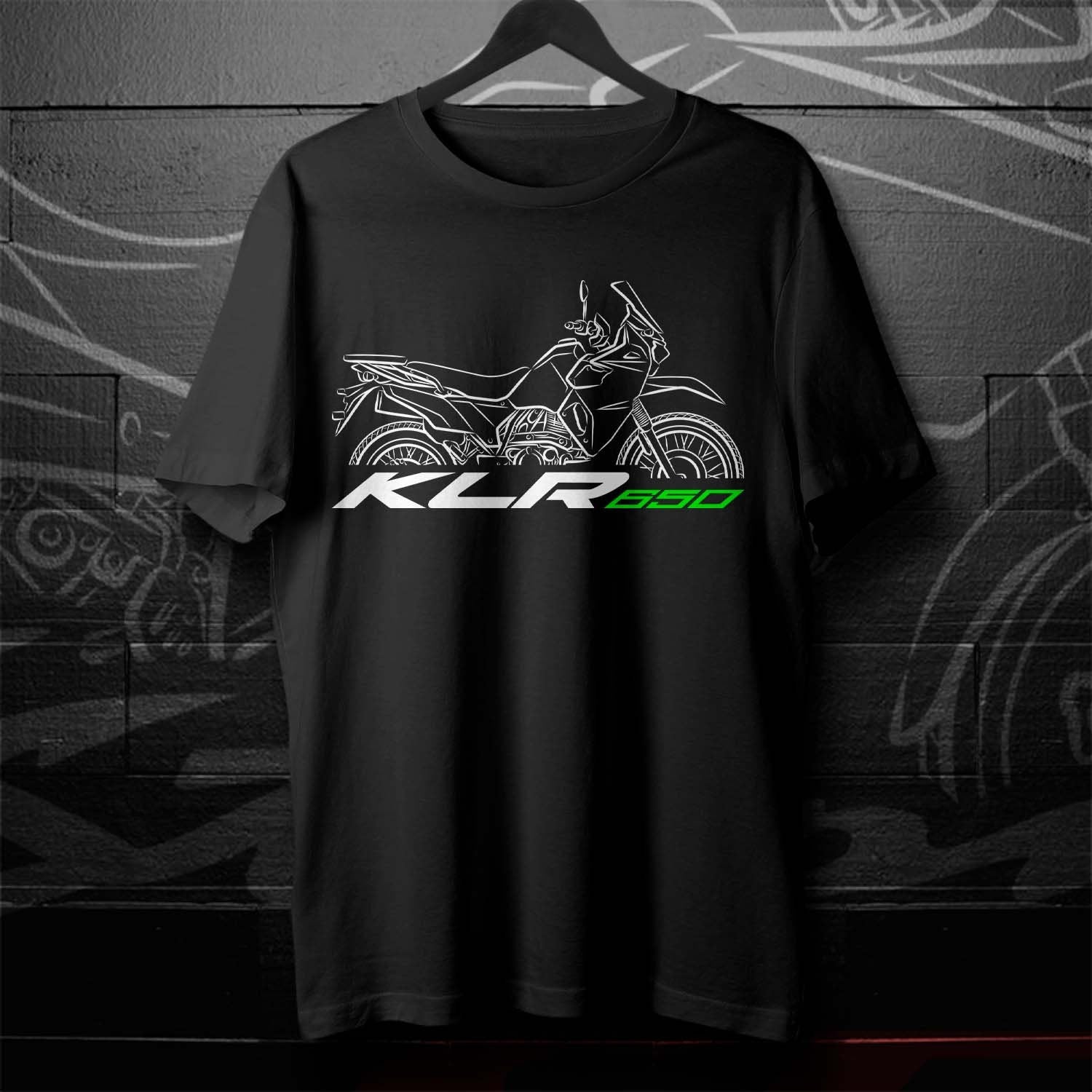 Kawasaki KLR650 T-Shirt - Motorcycle Tee Shirt for ADV Riders