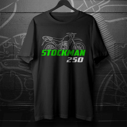 Kawasaki Stockman 250 Inspired T-Shirt - Motorcycle Tee Shirt for Riders