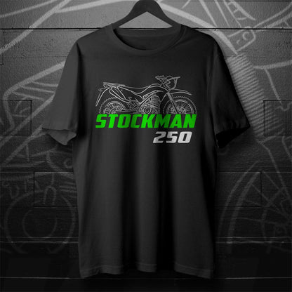 Kawasaki Stockman 250 Inspired T-Shirt - Motorcycle Tee Shirt for Riders