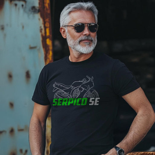 Kawasaki Serpico SE Inspired T-Shirt - Motorcycle Tee Shirt for Riders