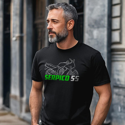 Kawasaki Serpico SS Inspired T-Shirt - Motorcycle Tee Shirt for Riders