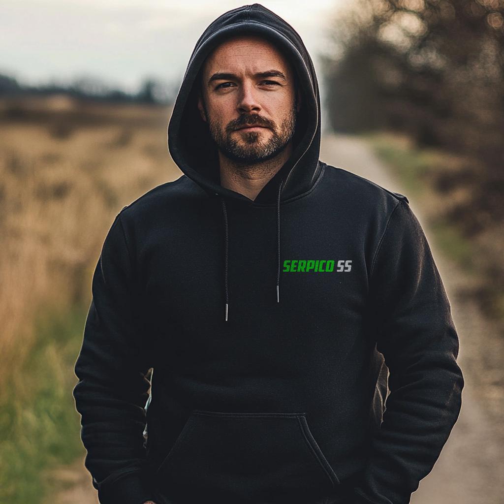 Kawasaki Serpico SS Inspired Hoodie - Motorcycle Sweatshirt for Riders