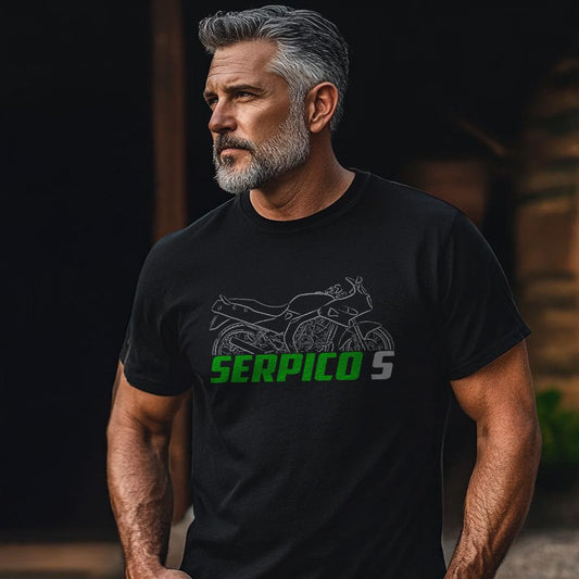 Kawasaki Serpico S Inspired T-Shirt - Motorcycle Tee Shirt for Riders