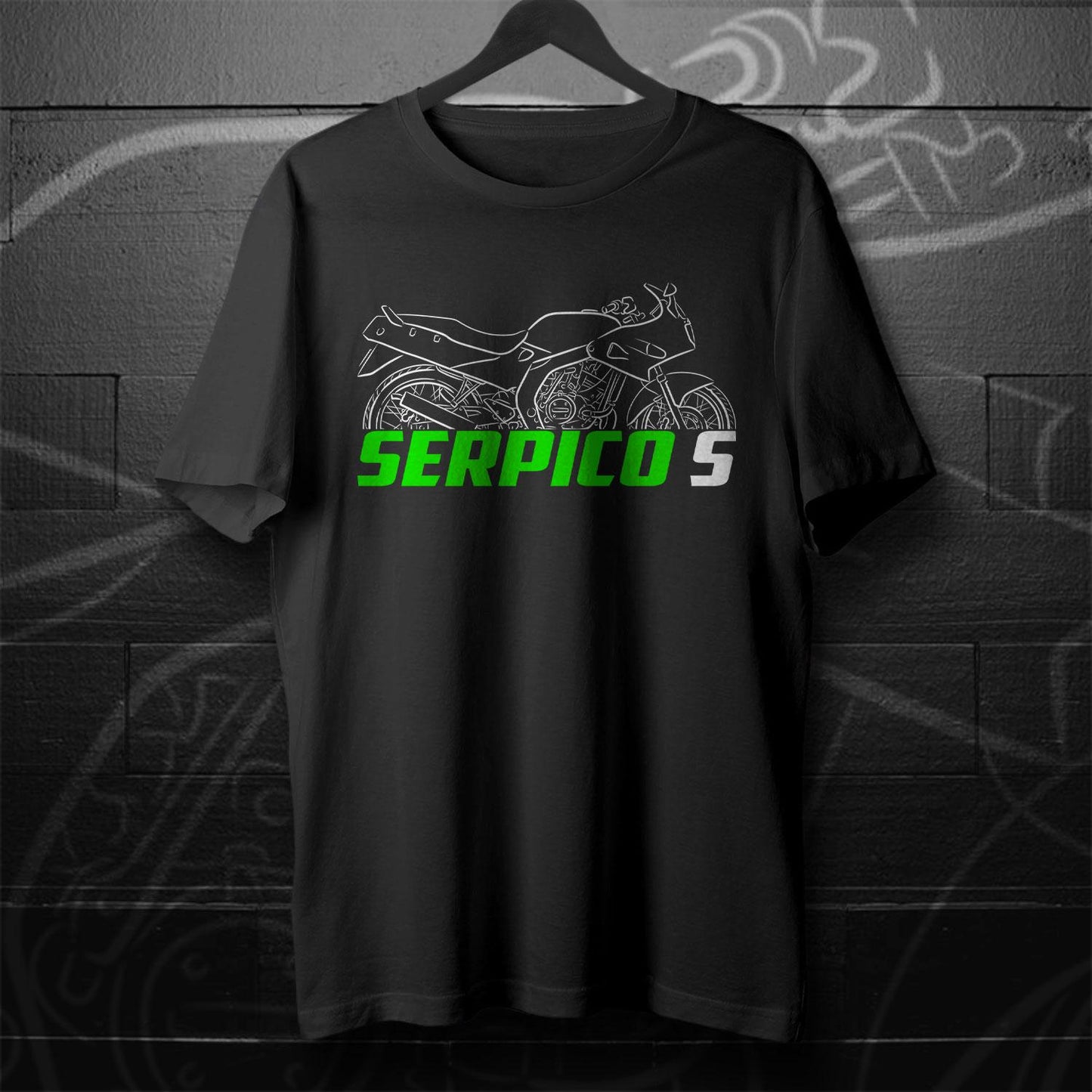 Kawasaki Serpico S Inspired T-Shirt - Motorcycle Tee Shirt for Riders