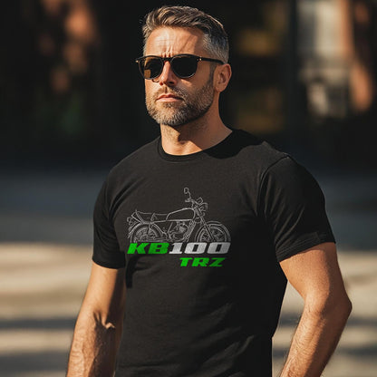 Kawasaki KB100 RTZ Inspired T-Shirt - Motorcycle Tee Shirt for Riders