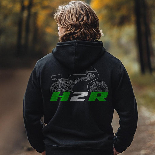 Kawasaki H2R 1972 - 1974 Inspired Hoodie - Motorcycle Sweatshirt for Riders