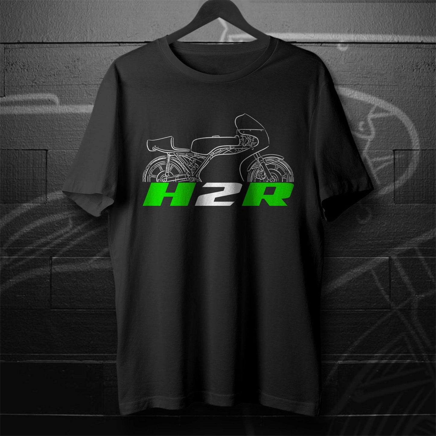 Kawasaki H2R 1972 - 1974 Inspired T-Shirt - Motorcycle Tee Shirt for Riders