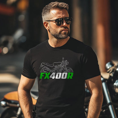 Kawasaki FX400R Inspired T-Shirt - Motorcycle Tee Shirt for Riders