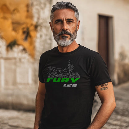 Kawasaki Fury 125 Inspired T-Shirt - Motorcycle Tee Shirt for Riders