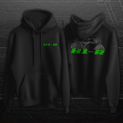Kawasaki H1-R 1969 - 1973 Inspired Hoodie - Motorcycle Sweatshirt for Riders