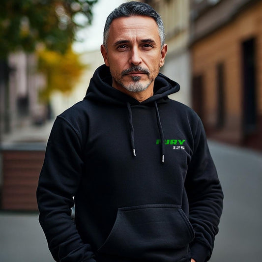 Kawasaki Fury 125 Inspired Hoodie - Motorcycle Sweatshirt for Riders