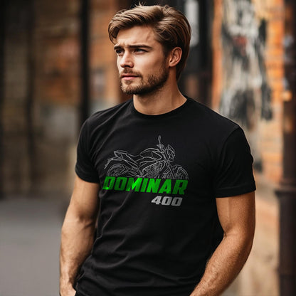 Kawasaki Dominar 400 Inspired T-Shirt - Motorcycle Tee Shirt for Riders